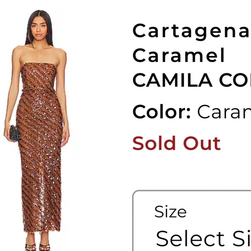 Cartagena Maxi Dress in Caramel CAMILA COELHO Color: Caramel